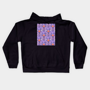 Calaveras and jack-o-lantern Kids Hoodie